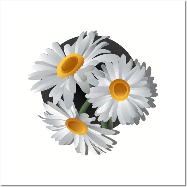 Сhamomile flowers Wall Art by Stellula